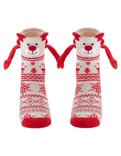 Calcetines Magnéticos de Navidad para Parejas - Talla Única