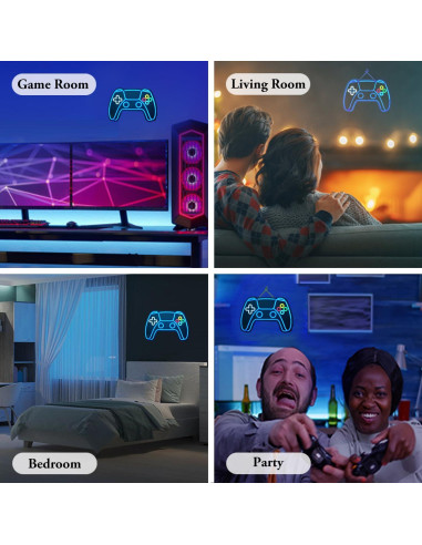 Luz de Neón Gamer iQuincy Controlador LED Dimmable USB