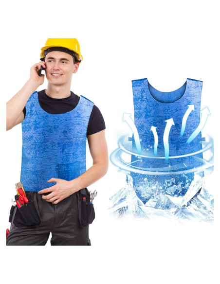 Chaleco Refrigerante Evaporativo PVA Unisex para Verano
