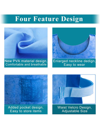 Chaleco Refrigerante Evaporativo PVA Unisex para Verano