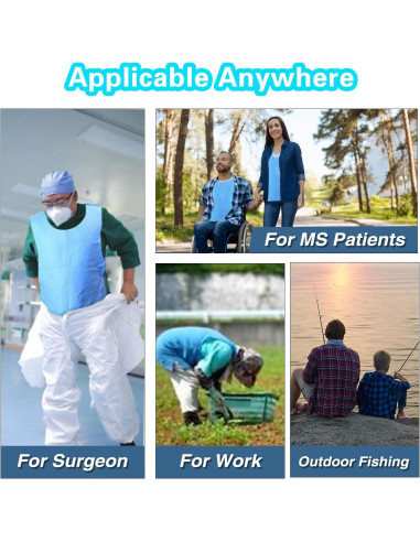 Chaleco Refrigerante Evaporativo PVA Unisex para Verano