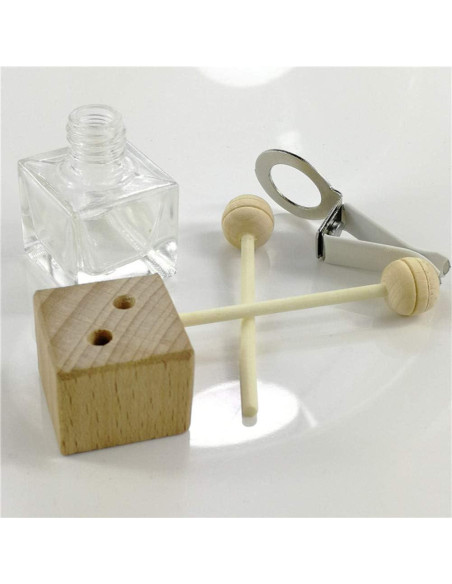 4 Botellas Difusor de Aceite Esencial para Auto Glasstore