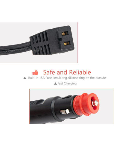 Cable de Alimentación 12V/24V para Refrigerador de Coche