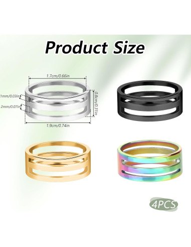 Herramienta de apertura de anillos de salto Salbsever 4 piezas