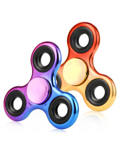 Paquete de 2 Fidget Spinner Log para Alivio de Estrés