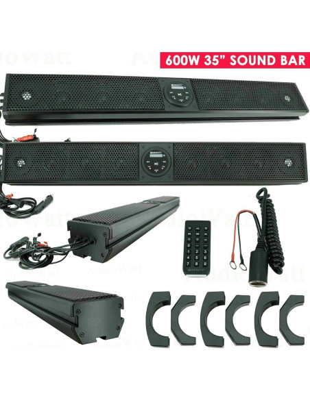 Barra de Sonido Gravity GTV64BT 91 cm 600W Bluetooth Impermeable