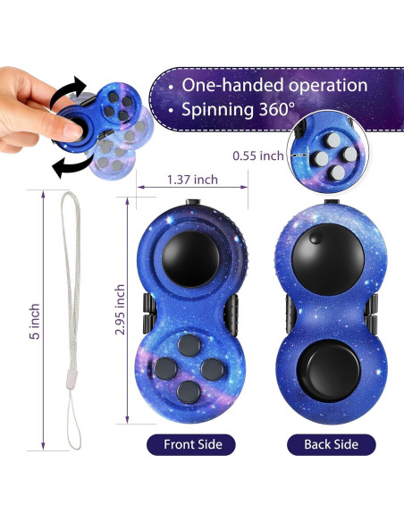 Almohadilla Antiestrés Skylety 2 Pcs Juguete Sensorial