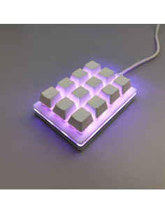 Teclado Mecánico para Juegos Walfront 12 Teclas RGB USB 2