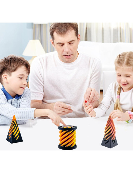 Cono Imposible Antiestrés 3 Piezas Dorado - Juguete Relajante Cono Imposible Antiestrés 3 Piezas Dorado - Juguete Relajante