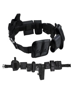 Cinturón Táctico Policial FLKQC 10 en 1 Ajustable