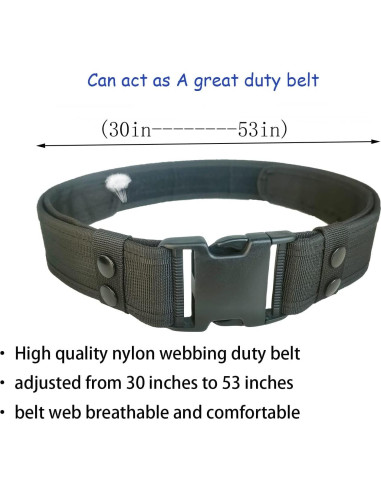 Cinturón Táctico ZGJINLONG Jl-y0031 Ajustable 80-105 cm