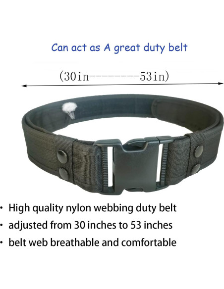 Cinturón Táctico ZGJINLONG Jl-y0031 Ajustable 80-105 cm
