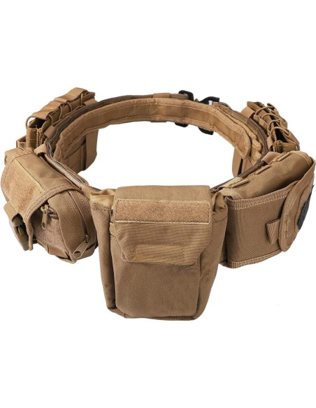 Cinturón Táctico BOMTURN Battle Belt 7 Accesorios 114CM