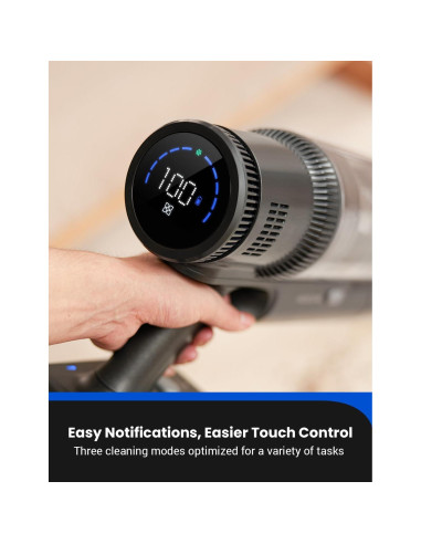 Aspiradora Proscenic P11 Mopa 2 en 1 Inalámbrica Gris