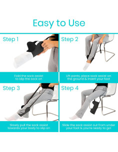Asistente para Ponerse Calcetines Vive Flexible - Ideal para Mayores 2