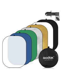 Godox Reflector 7-en-1 100x150cm Verde Azul Plegable