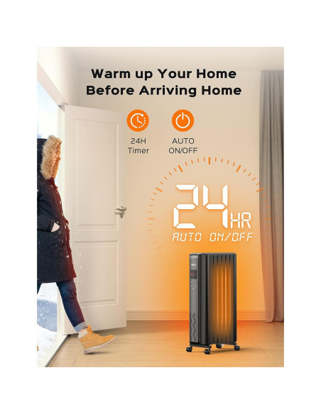 Calentador de aceite Dreo DR-HSH005 1500W control remoto