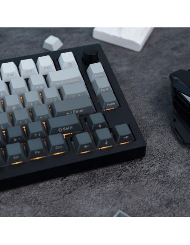 Juego de Teclas JOLINTAL 124 Claves PBT Gris Gradiente