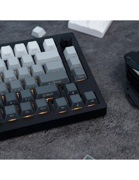 Juego de Teclas JOLINTAL 124 Claves PBT Gris Gradiente