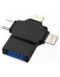 Adaptador USB C OTG 3 en 1 Kefiany para iPad y Android