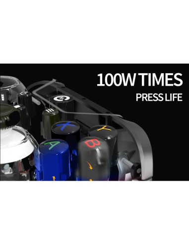 Controlador de Juego PTD Verde 2.3m RGB Sin Deriva