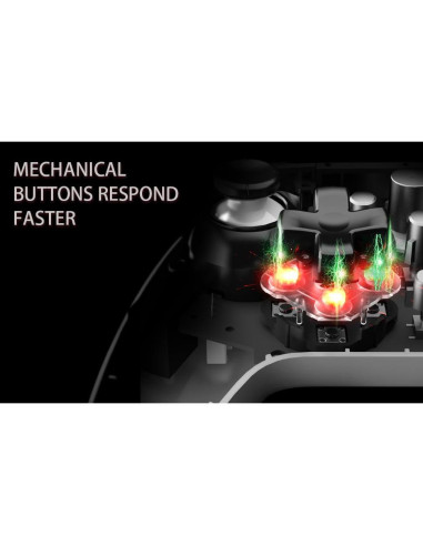 Controlador de Juego PTD Verde 2.3m RGB Sin Deriva