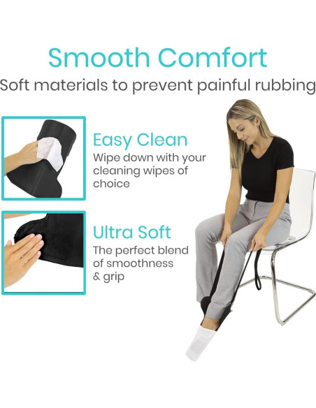 Asistente para Ponerse Calcetines Vive Flexible - Ideal para Mayores