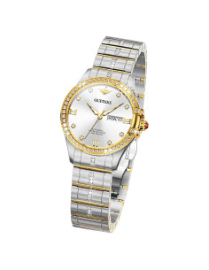 Reloj Automático OUPINKE Dama Esqueleto Rosa Oro Diamantes