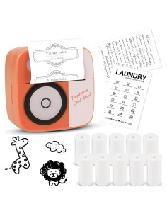 Mini Impresora Térmica Arcomin DC-RP-001 Bluetooth 5 Rollos