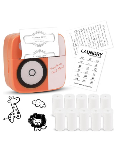 Mini Impresora Térmica Arcomin DC-RP-001 Bluetooth 5 Rollos