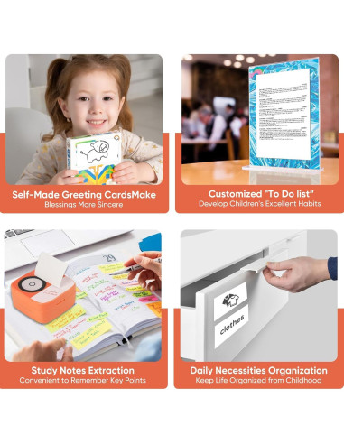 Mini Impresora Térmica Arcomin DC-RP-001 Bluetooth 5 Rollos