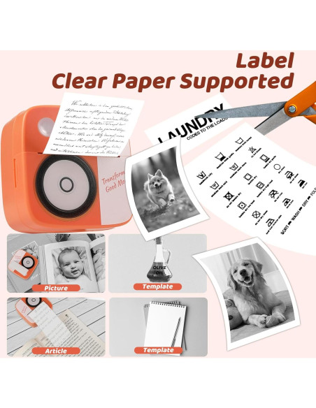 Mini Impresora Térmica Arcomin DC-RP-001 Bluetooth 5 Rollos