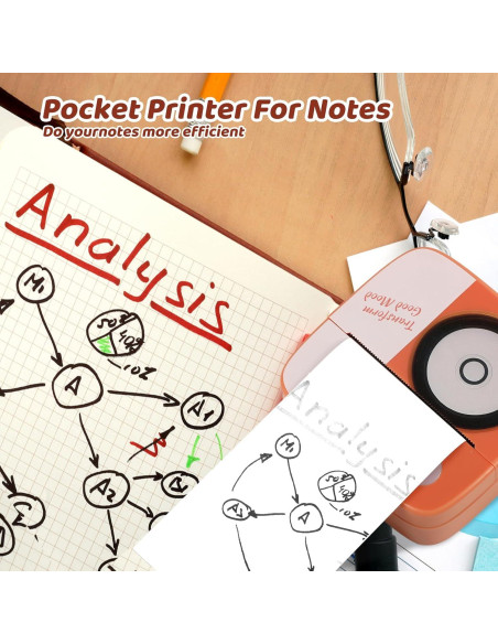 Mini Impresora Térmica Arcomin DC-RP-001 Bluetooth 5 Rollos