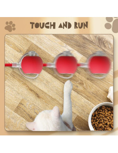 Bola Eléctrica Interactiva Chewie para Gatos y Perros 2