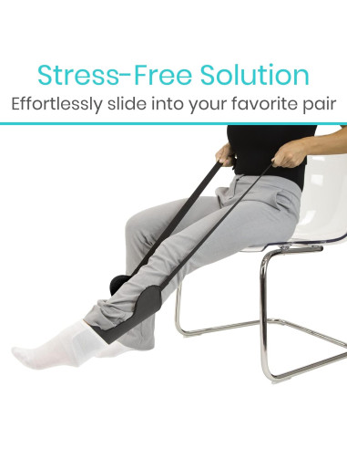 Asistente para Ponerse Calcetines Vive Flexible - Ideal para Mayores