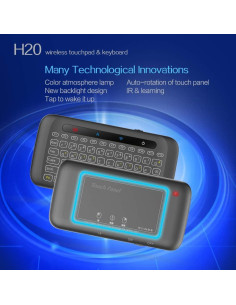 Teclado Inalámbrico Mini H20 Dupad Story con Touchpad 2