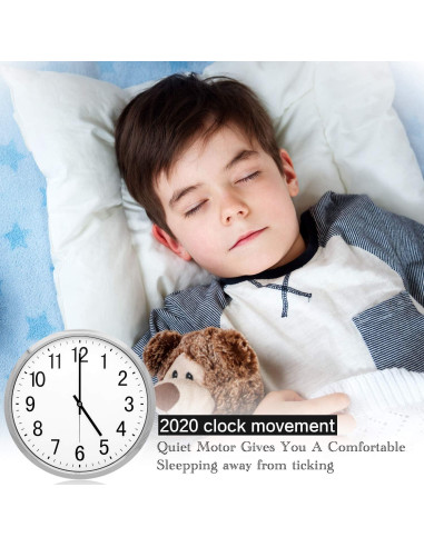 Hicarer Kit de Mecanismos de Reloj de Cuarzo 20 mm 5 Manecillas