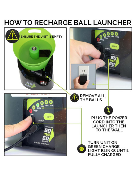 Lanzador Automático de Pelotas GoDogGo para Perros 2.5"