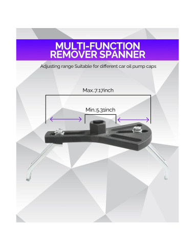 Herramienta de Extracción de Bomba de Combustible RACOONA 13-18 cm