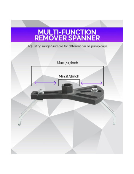 Herramienta de Extracción de Bomba de Combustible RACOONA 13-18 cm
