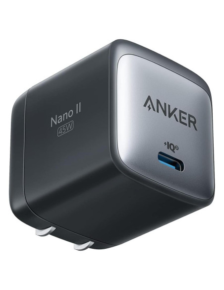 Cargador USB C Anker 713 Nano II 45W Carga Rápida Compacto