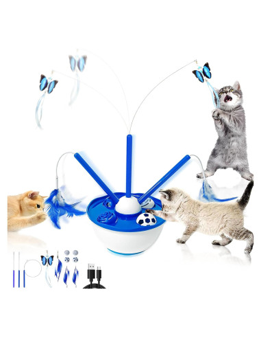 Juguete Interactivo para Gatos Petcronies 4 en 1 USB