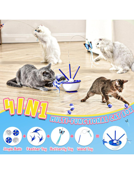 Juguete Interactivo para Gatos Petcronies 4 en 1 USB
