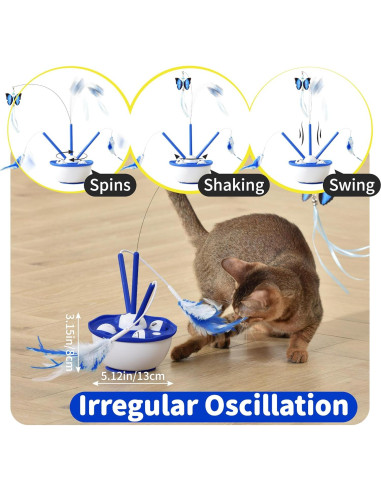 Juguete Interactivo para Gatos Petcronies 4 en 1 USB