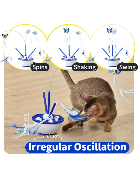 Juguete Interactivo para Gatos Petcronies 4 en 1 USB