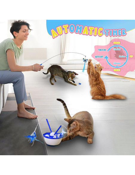 Juguete Interactivo para Gatos Petcronies 4 en 1 USB