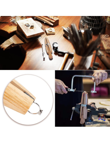 Abrazadera de Anillo de Madera PH PandaHall 2 Piezas