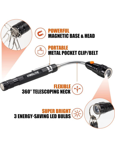 Herramienta Magnética VIBELITE 6 en 1 con Bolígrafos