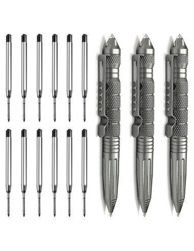 Conjunto de bolígrafos tácticos Origin-Joy 3 Piezas Gris