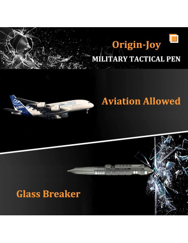 Conjunto de bolígrafos tácticos Origin-Joy 3 Piezas Gris